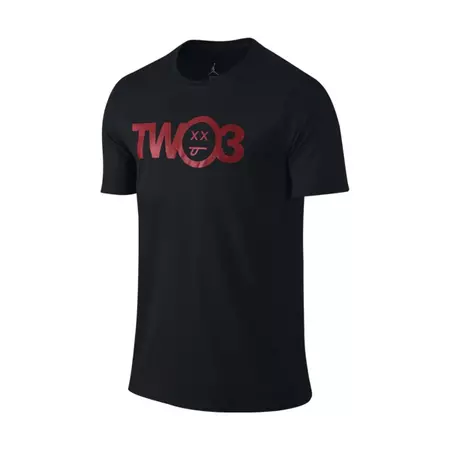 Jordan Camiseta AJ 12 Two-3 (010/negro/rojo)