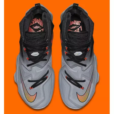 Lebron XIII "On Court" (060/wolf greyred/crimson/black)