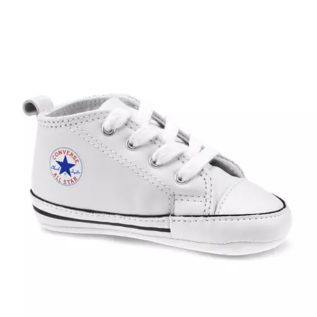 Converse Piel Chuck Taylor Firts Star Bebé (100/blanco)