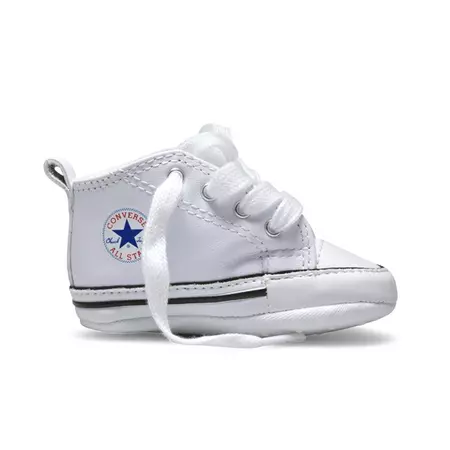 Converse Piel Chuck Taylor Firts Star Bebé (100/blanco)