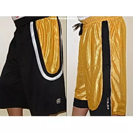 And1 Short Reversible Brandon (negro/amarillo)