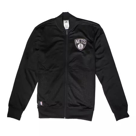 Adidas Chaqueta Winter Hoops Anthem NBA Brooklyn Nets (negro)