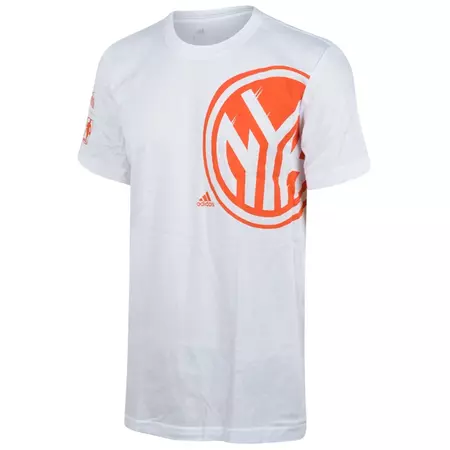 Adidas Camiseta NBA Price New York Knicks (blanco/naranja)