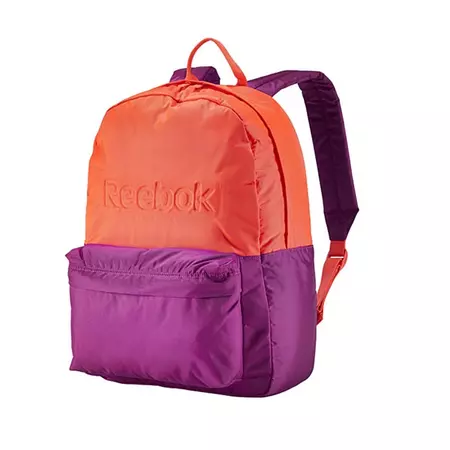 Reebok Mochila Lifestyle Essentials (naranja fluor/morado)