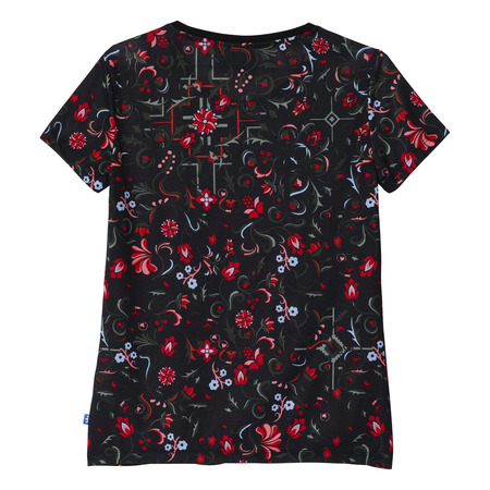 Adidas Originals Camiseta Mujer Trefoil Flower (negro/multicolor)