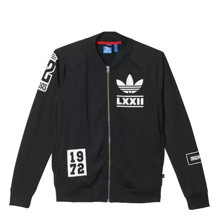 Adidas Originals Mujer Chaqueta Berlin Logo Badge (negro/blanco)
