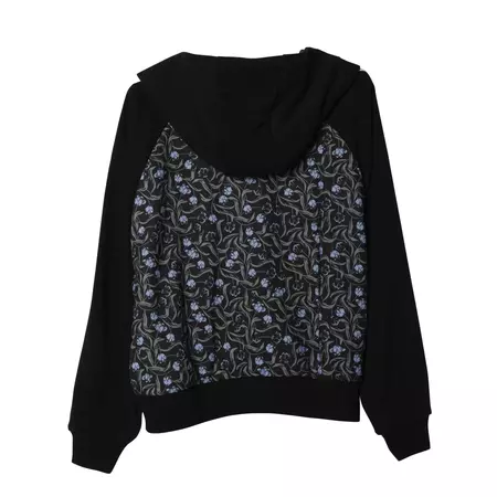 Adidas Originals Mujer Sudadera Moscow Flower Printed Sleeve (negro)