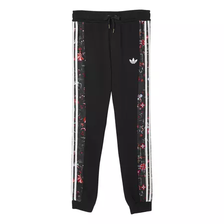 Adidas Originals Mujer Pantalón Moscow Printed Flower Soft Cuffed (negro/multicolor)
