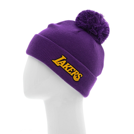 Adidas NBA Beanie L.A Lakers (purpura/amarillo)