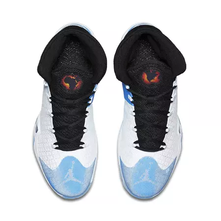 Air Jordan XXX "UNC Westbrook" (107/white/black/blue)