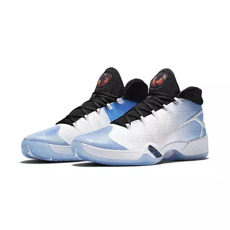 Air Jordan XXX "UNC Westbrook" (107/white/black/blue)