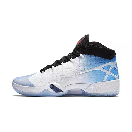 Air Jordan XXX "UNC Westbrook" (107/white/black/blue)