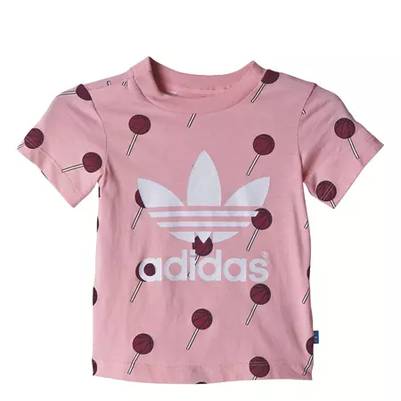 Adidas Originals Camiseta Bebé Basketball (rosa/blanco)