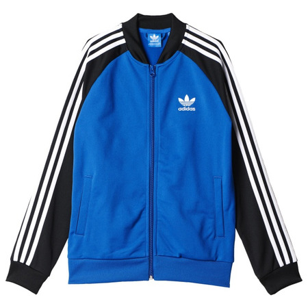 Adidas Originals Niño Basketball Superstar Track Jacket (azul/negro/blanco)