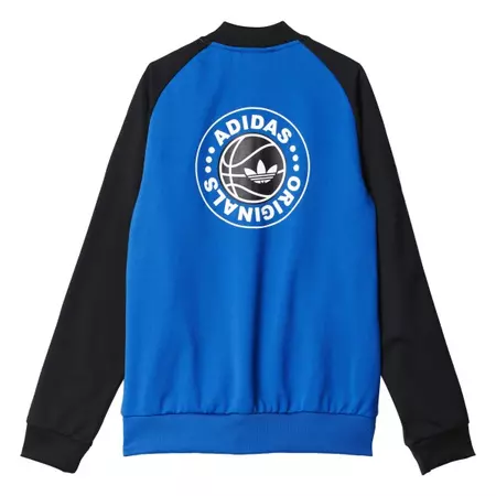 Adidas Originals Niño Basketball Superstar Track Jacket (azul/negro/blanco)