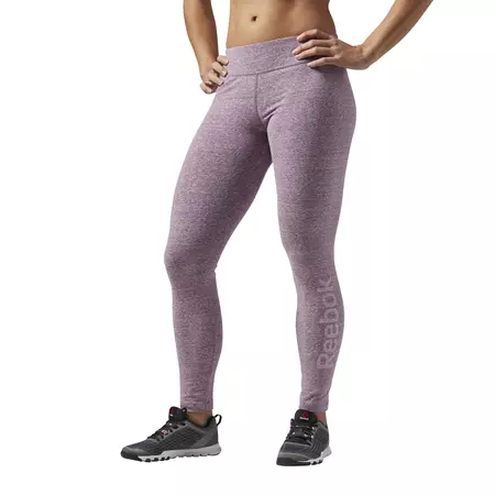 Reebok Mujer Legging Elements Logo (orquidea)