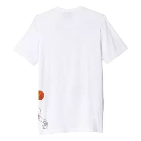 Adidas Originals Camiseta Allover Basketball (blanco)