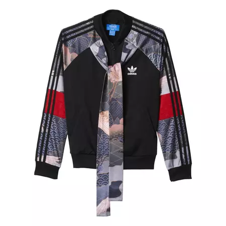 Adidas Originals Rita Ora Chaqueta "Kimono Print" (negro/multicolor)
