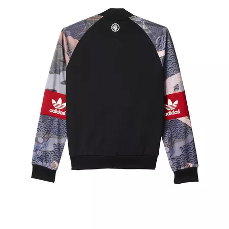 Adidas Originals Rita Ora Chaqueta "Kimono Print" (negro/multicolor)