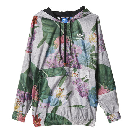 Adidas Originals Mujer Train Floral Jacket (gris/multicolor)