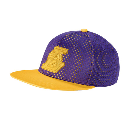 Adidas Originals Gorra L.A Lakers Cap Snapback (purpura/amarillo)