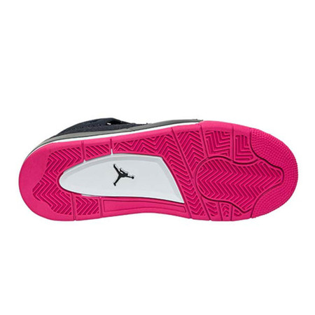 Air Jordan 4 Retro GG (dark obsidian/vivid pink/white)