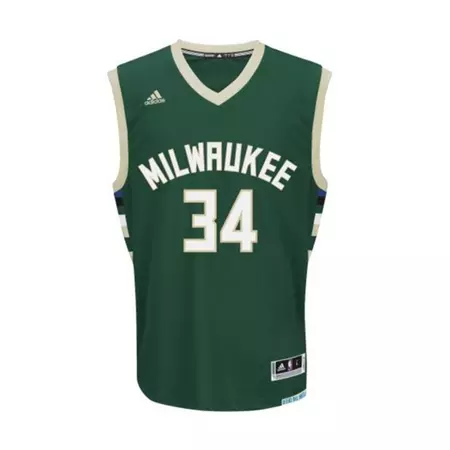 Adidas Camiseta Réplica Giannis Antetokounmpo #34# Bucks