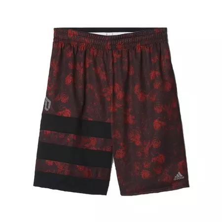 Adidas Short Dame Floral (rojo/negro)