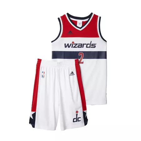 Pack NBA John Wall #2# Washington Wizards (blanca)