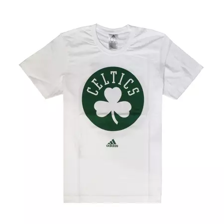 Adidas NBA Camiseta Boston Celtics Logo (blanco/verde)
