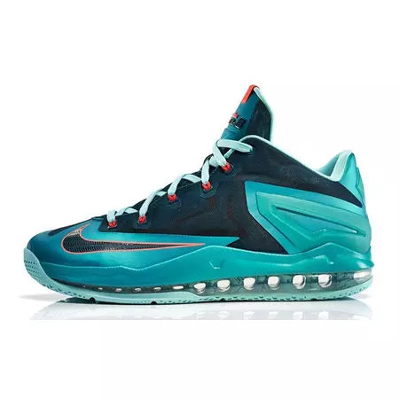 Air Max Lebron XI Low "TurboGreen" (300/turbo green/crimson/ice)