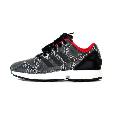 Adidas Originals ZX Flux W "Snake" (negro/blanco/rojo)