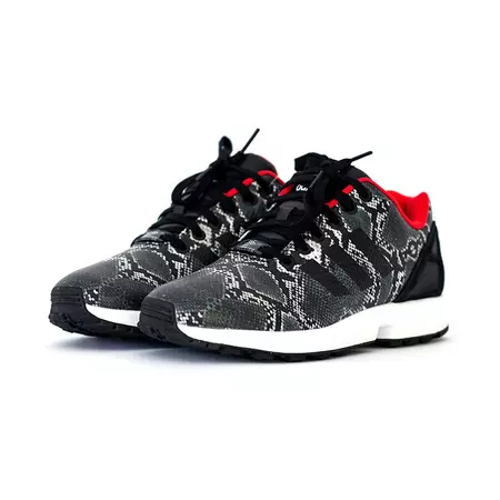 Adidas Originals ZX Flux W "Snake" (negro/blanco/rojo)