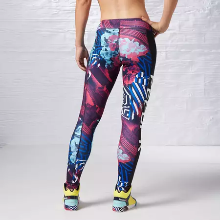 Reebok Legging Mujer Dance City Garden Print (multicolor)