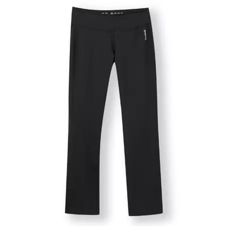 Reebok Pantalón Mujer Essential Fitted Bootcut (negro)