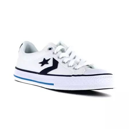 Converse Lonas All Star Player OX Niños (111/blanco/marino/azul)