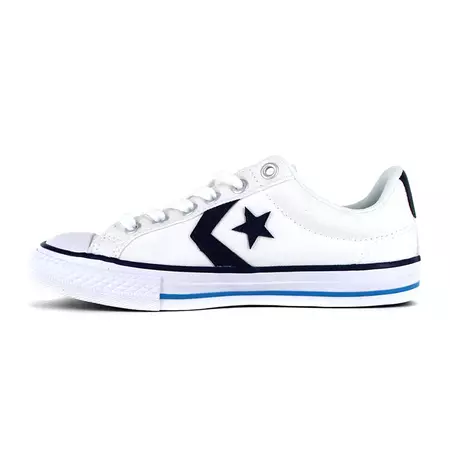 Converse Lonas All Star Player OX Niños (111/blanco/marino/azul)