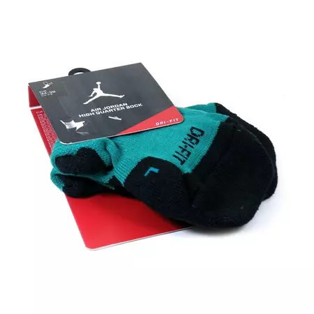 Air Jordan DriFit High Quarter Socks (345/verde/negro)