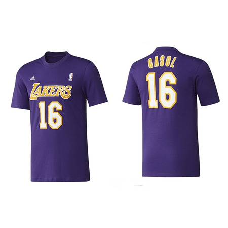 Adidas NBA Camiseta Gametime Gasol Lakers (purple)