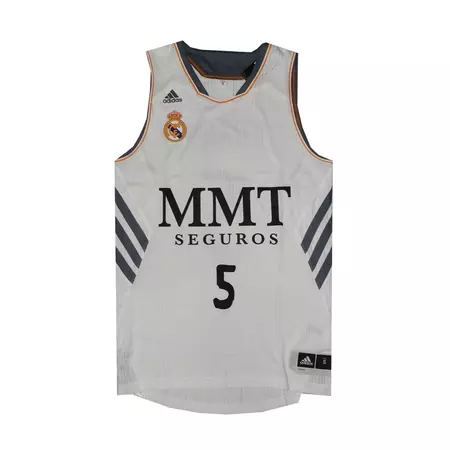 Camiseta Rudy Fernández Real Madrid Basket 13/14 (blanco)