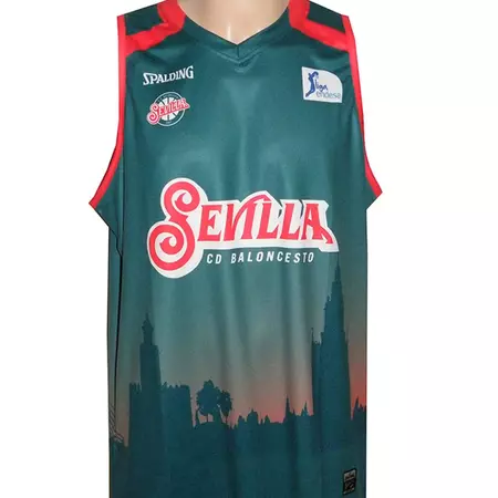 Camiseta CDB Sevilla ACB 2015/16 (verde/rojo)