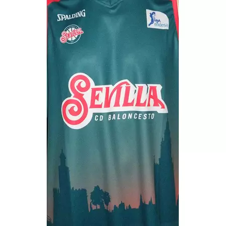 Camiseta CDB Sevilla ACB 2015/16 (verde/rojo)