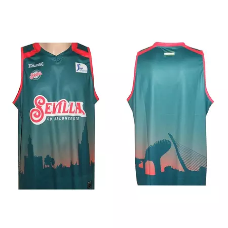Camiseta CDB Sevilla ACB 2015/16 (verde/rojo)
