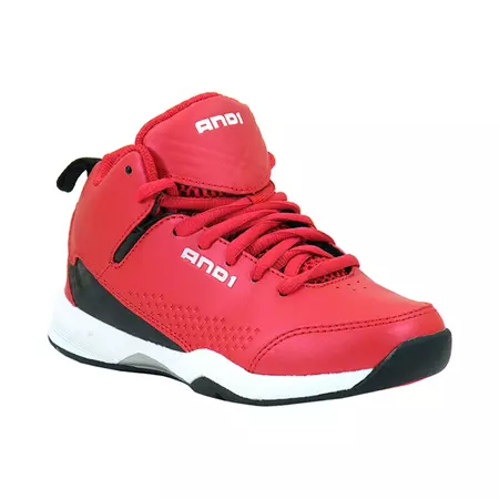 And1 Streak Mid Niñ@ (rojo/negro/blanco)