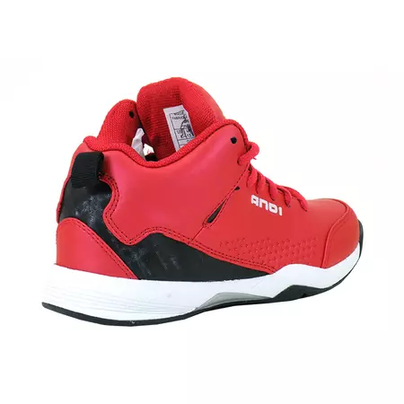 And1 Streak Mid Niñ@ (rojo/negro/blanco)