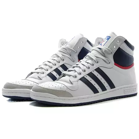 Adidas Originals Top Ten HI (blanco/marino/rojo)