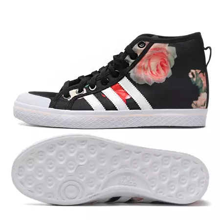 Adidas Honey Stripes Mid W (negro)