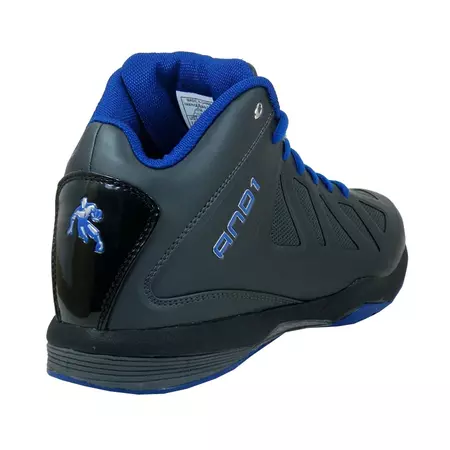 And1 Backlash Mid "Asphalt" (asfalto/royal/negro)