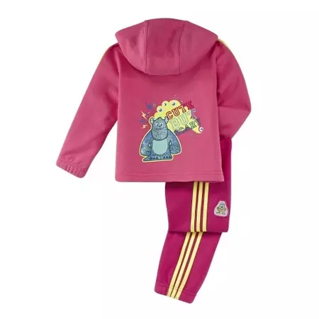 Adidas Chándal Niña Disney Monsters University (Rosa/Amarillo)