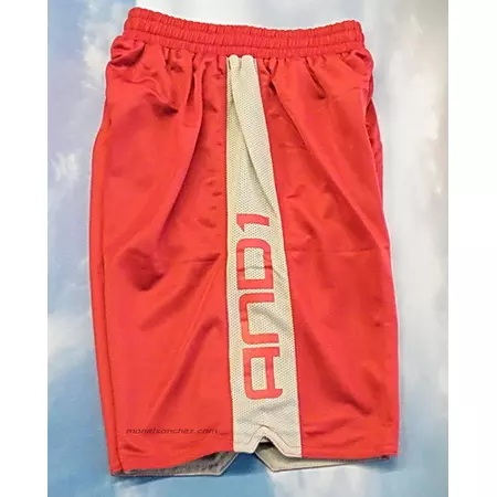 And 1 Short Reversible Balisto Jr (rojo/gris)